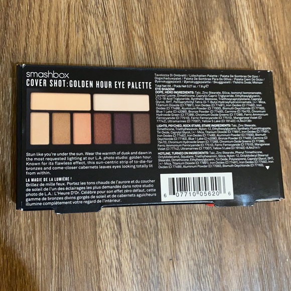 NWT Smashbox Cover Shot Golden Hour Eyeshadow Palette. - Picture 6 of 6